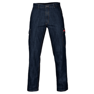 JEANS-HOSE Stretch B Stretch-Jeans Blau 704 6009 + Taschen